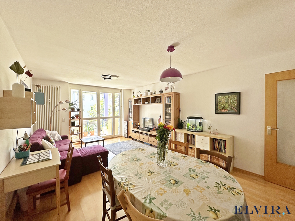 ELVIRA - Obersendling, wunderschöne und gut geschnittene 3-Zimmer-Wohnung mit Südbalkon