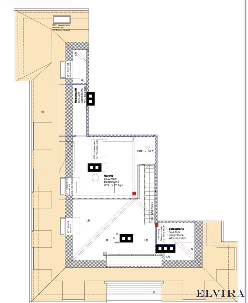 Grundriss Galerie